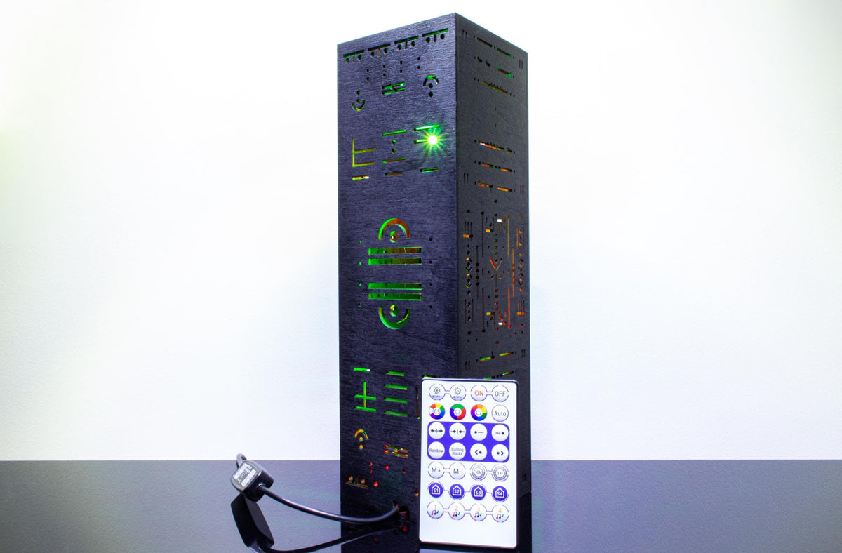Alien Code Lamp — Sci-Fi USB Desk Light