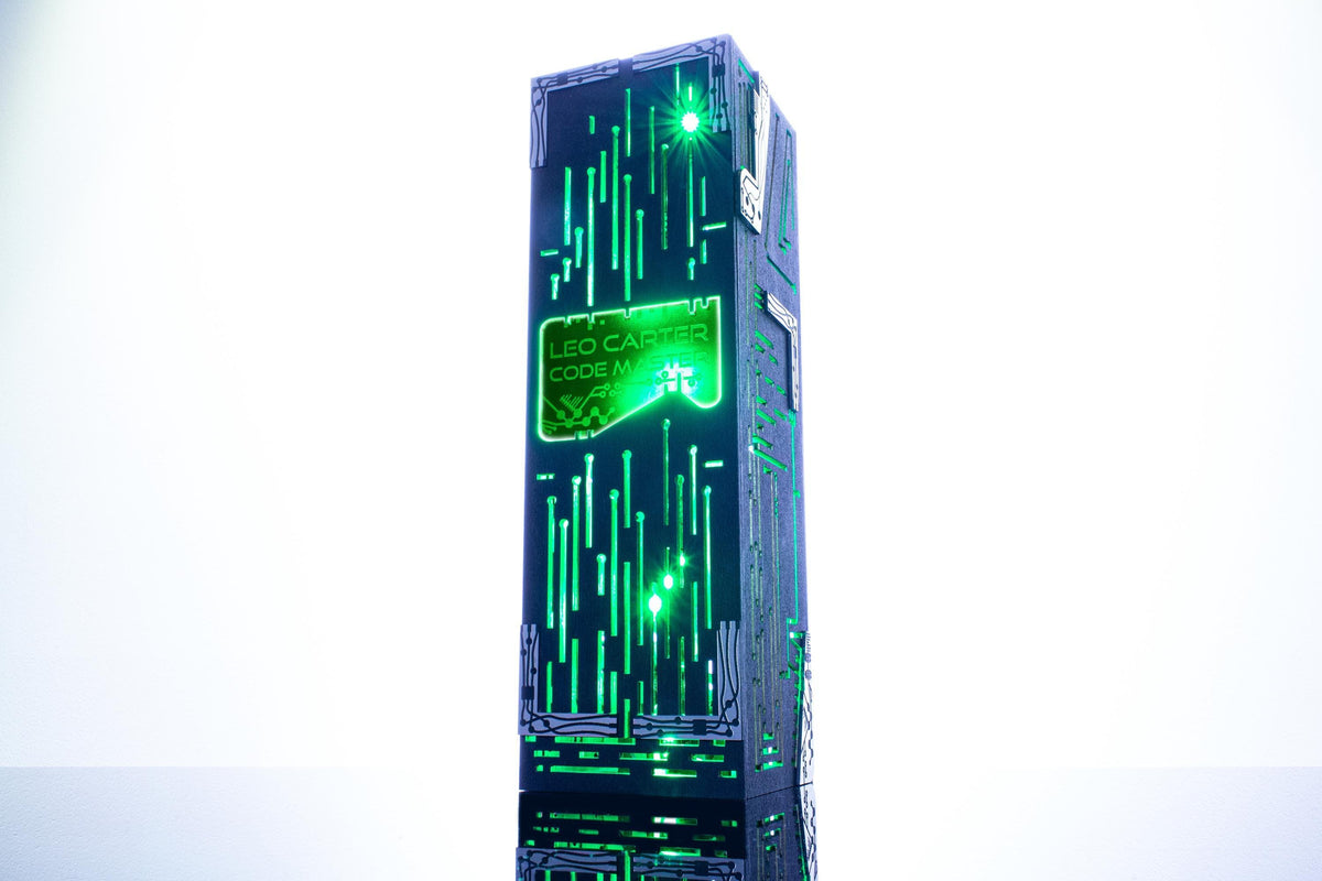 Cyber Neon Lamp — Futuristic PCB Light