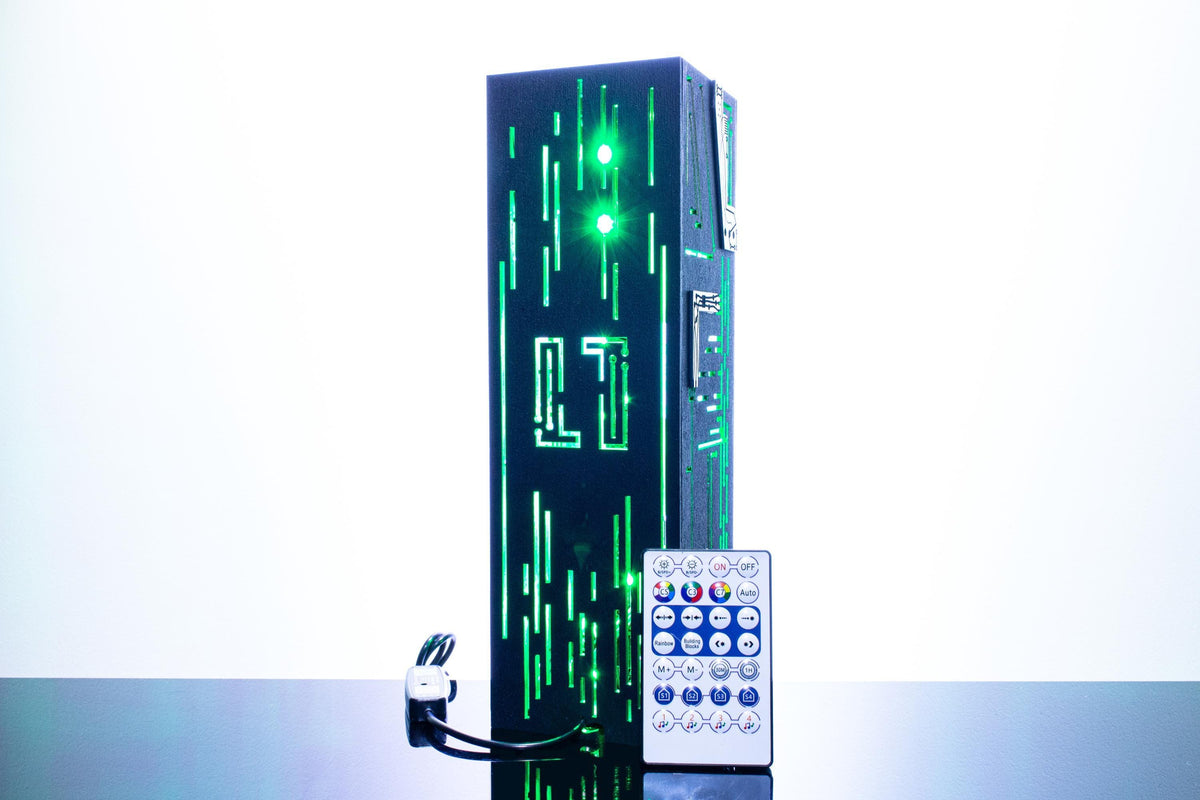 Cyber Neon Lamp — Futuristic PCB Light