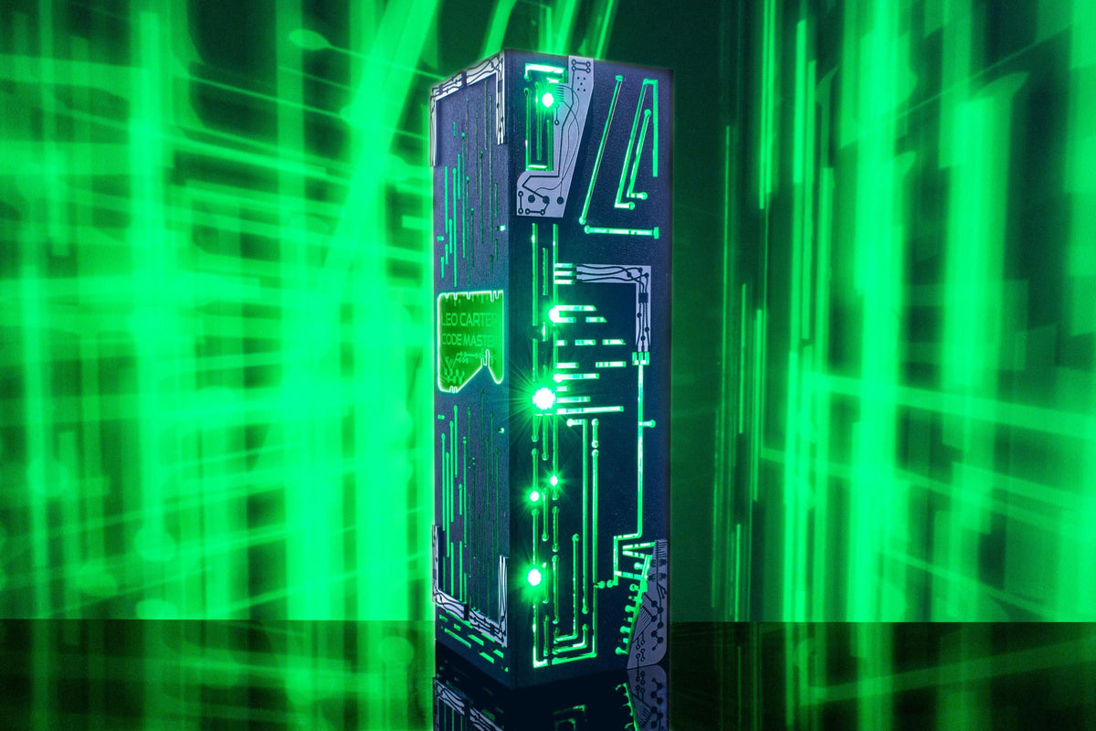 Cyber Neon Lamp — Futuristic PCB Light