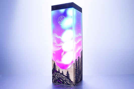 Northern Lights Lamp | Aurora Borealis Decoration | Color Changing Decorative Desktop Lamp | Personalized Gifts