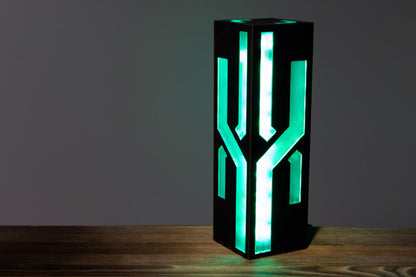 Neon Inclined Lines Lamp — Cyber Light