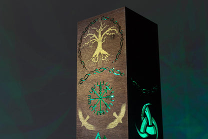 Norse Mythology Lamp — Yggdrasil & Runes Light