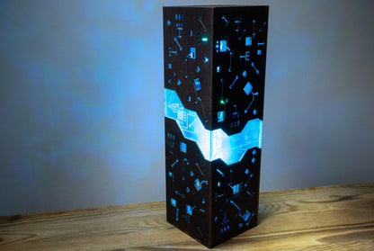 Bifurcated Cyber Lamp — Sci-Fi Night Light