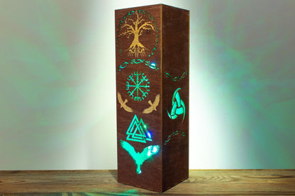 Norse Mythology Lamp — Yggdrasil & Runes Light