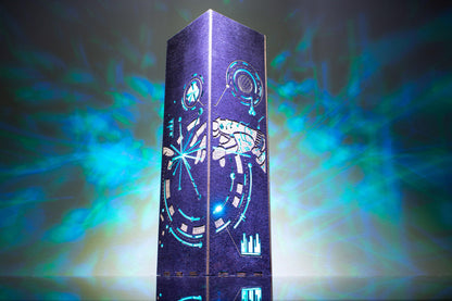 AI Creation Night Light | Handmade Wooden Lamp, Software Engineer Gift
