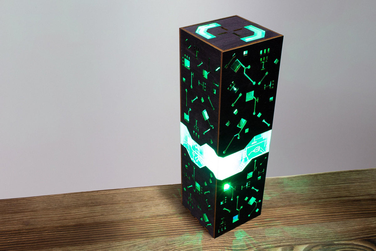 Bifurcated Cyber Lamp — Sci-Fi Night Light