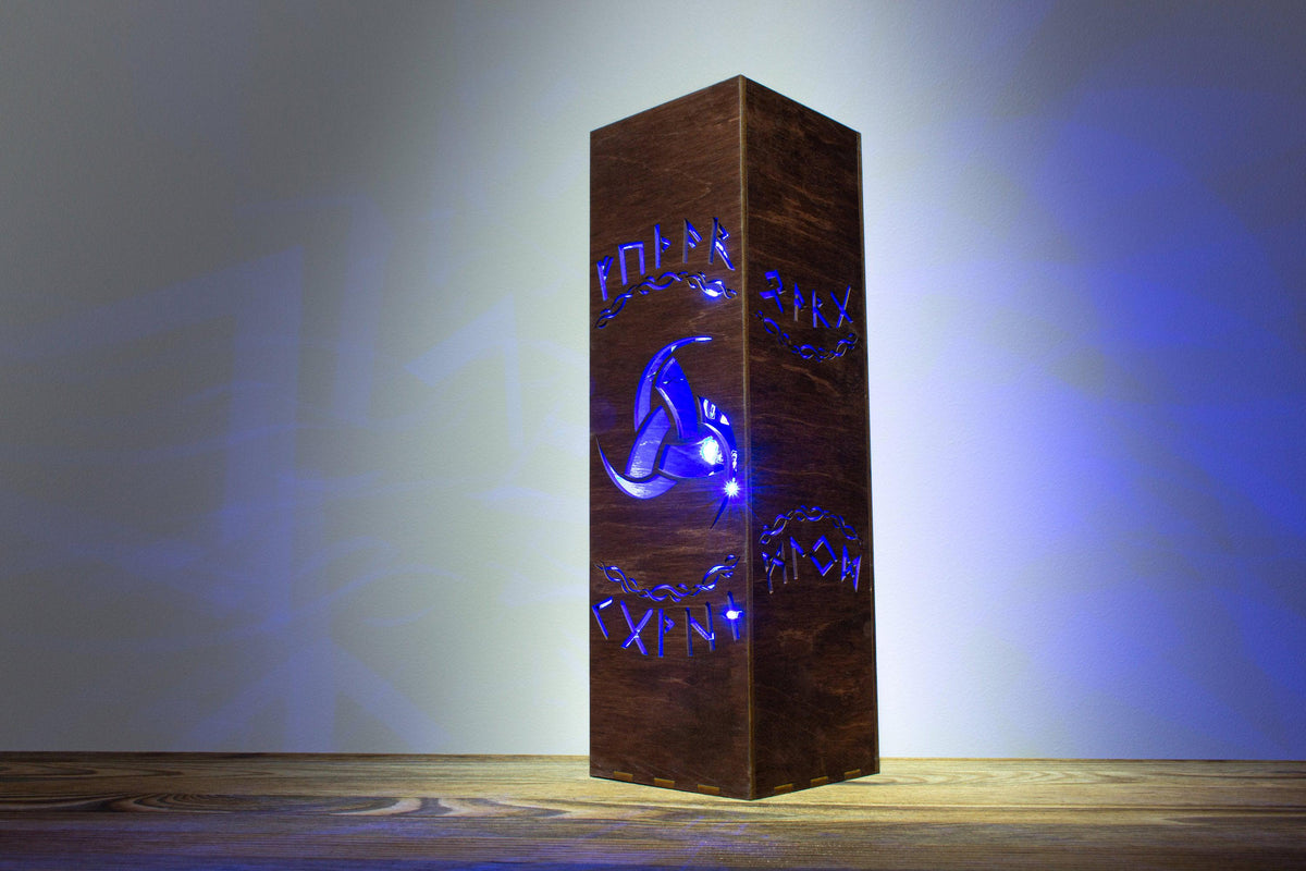 Odins Horn Lampe — Wikinger RGB Nachtlicht
