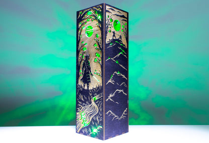 Samurai Sunset Lamp — Katana Shadow Light