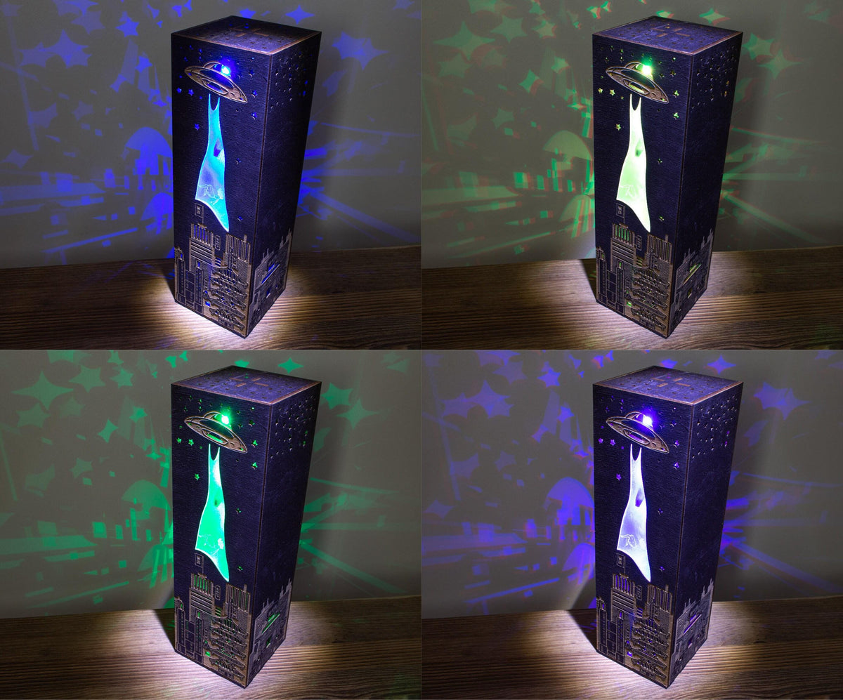 UFO Over Tokyo Lamp — Alien Abduction Light