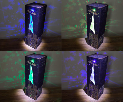 UFO Over Tokyo Lamp — Alien Abduction Light