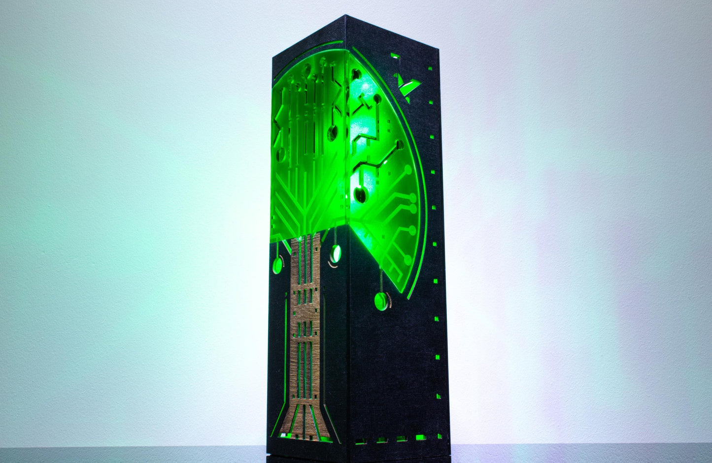 Cyber Tree Lamp — Futuristic LED Light
