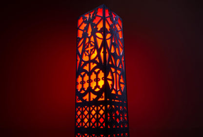 Cathedral Windows Lamp — Gothic Night Light