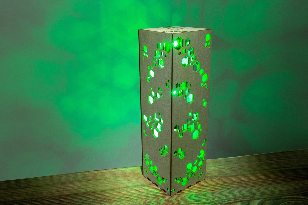 Hexagon Lamp — Sci-Fi LED Desk Light