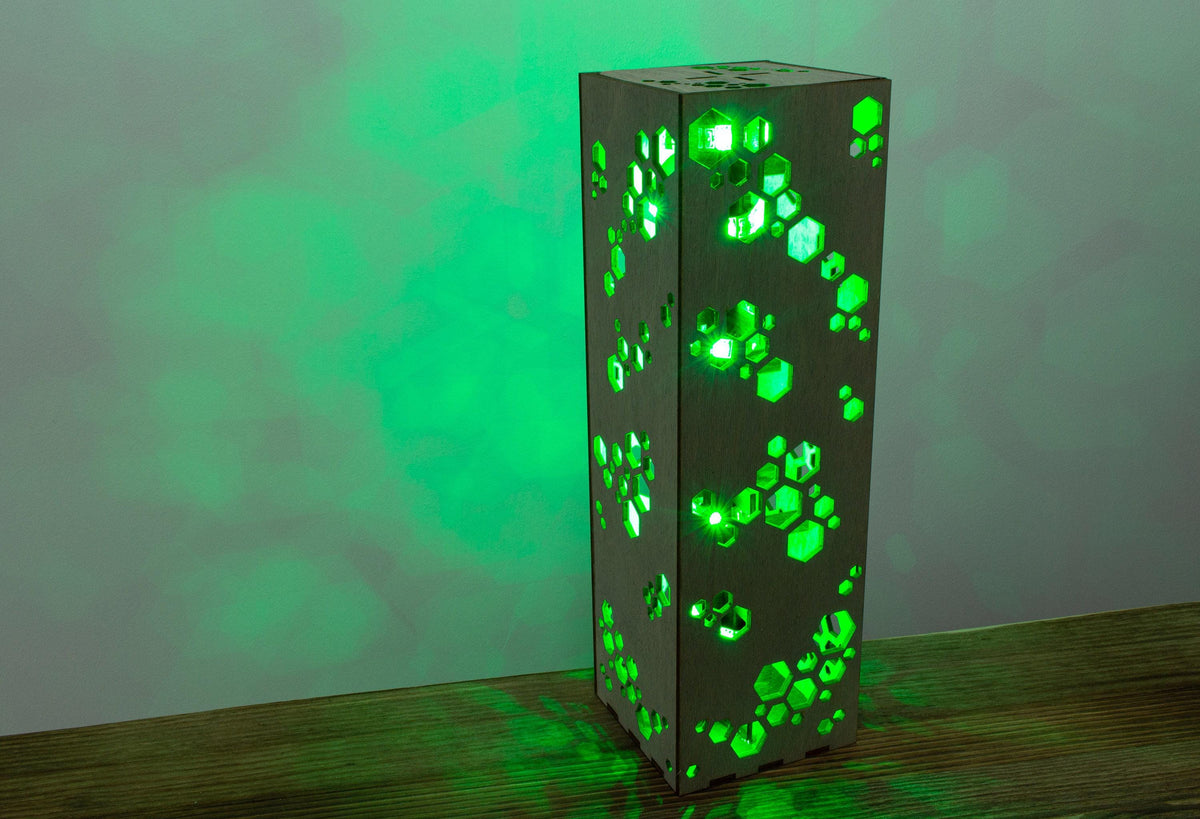 Hexagon Lamp — Sci-Fi LED Desk Light