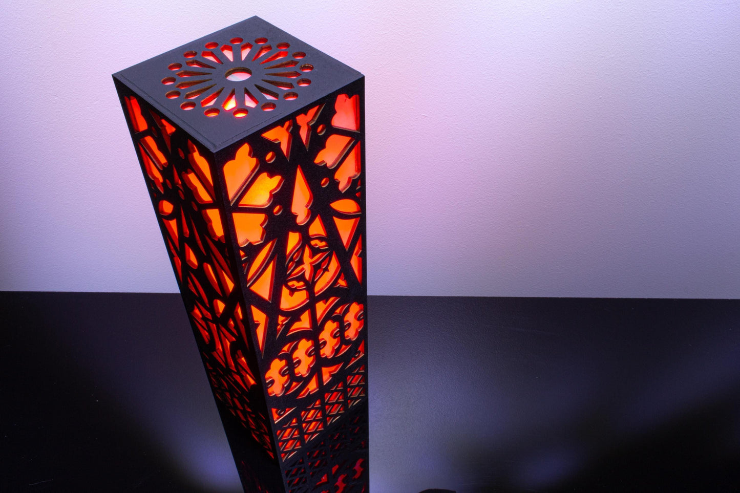 Cathedral Windows Lamp — Gothic Night Light