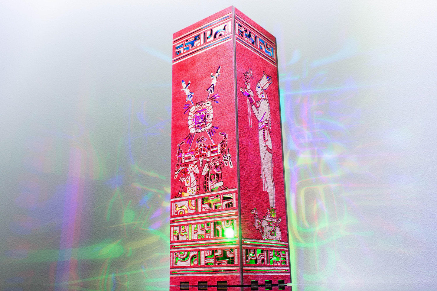 Mayan Sun God Lamp — Ancient Symbol Light