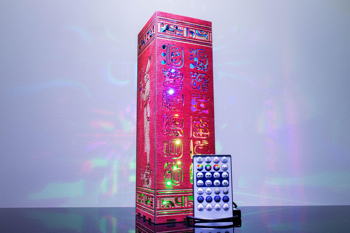 Mayan Sun God Lamp — Ancient Symbol Light