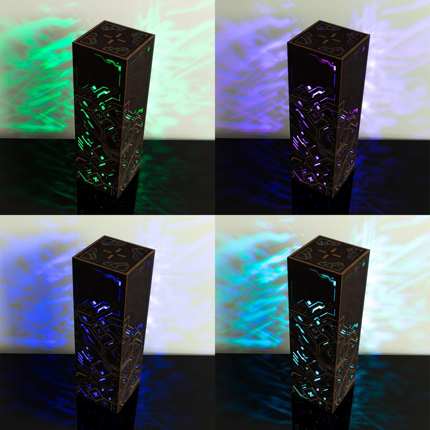 Cyber Lamp: Electric Circuit Board Design, Gaming Room Decor