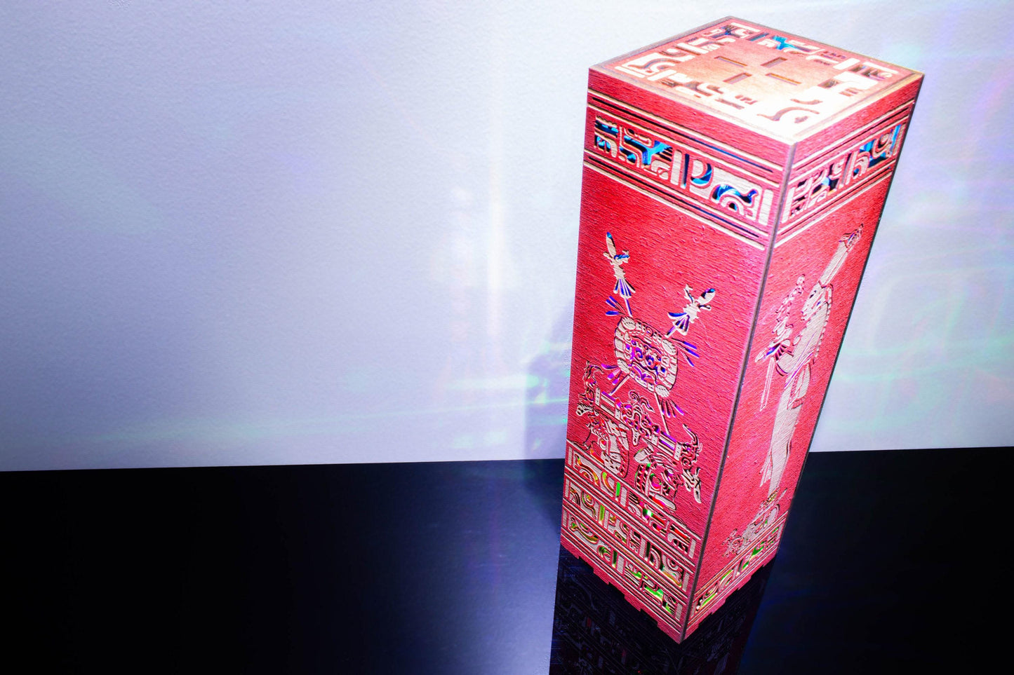 Mayan Sun God Lamp — Ancient Symbol Light