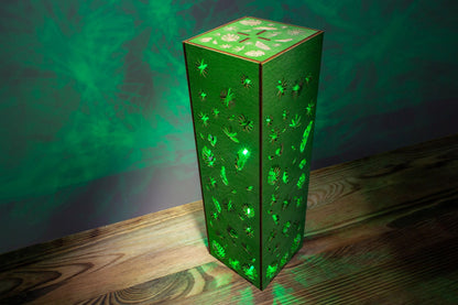 Monstera-Blatt-Lampe — Tropisches Nachtlicht