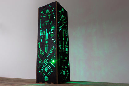 Symmetric Cyber Lamp — Personalised Light