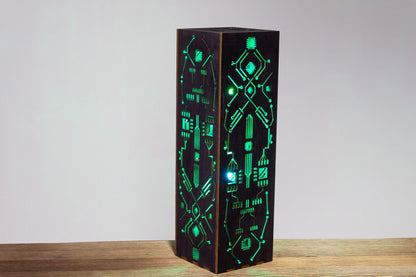 Symmetric Cyber Lamp — Personalised Light