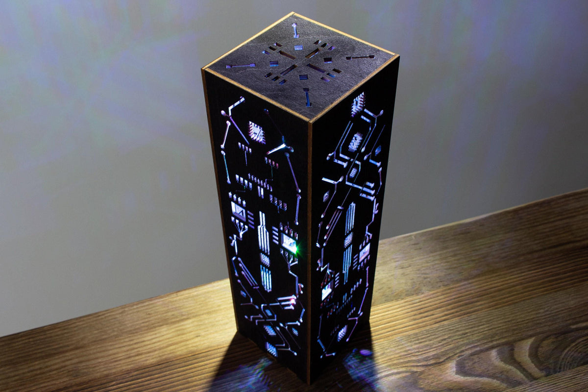 Symmetric Cyber Lamp — Personalised Light