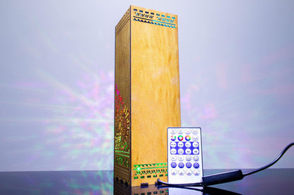 Aztec Geometric Lamp — Boho LED Night Light