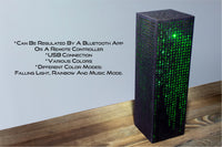 Green Code Lamp — Falling Code Night Light