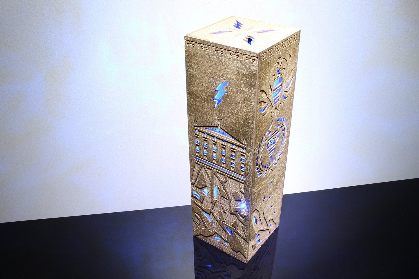 Greek Mythology Lamp | Mount Olympus | RGB Light Color Changing | Gaming Decor Halloween Lamp