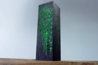 Green Code Lamp — Falling Code Night Light