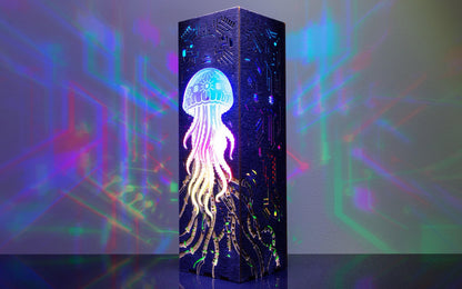 Cybernetic Jellyfish Lamp — RGB Desk Light