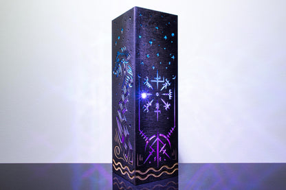 Drakkar & Vegvisir Lamp — Viking Ship Light
