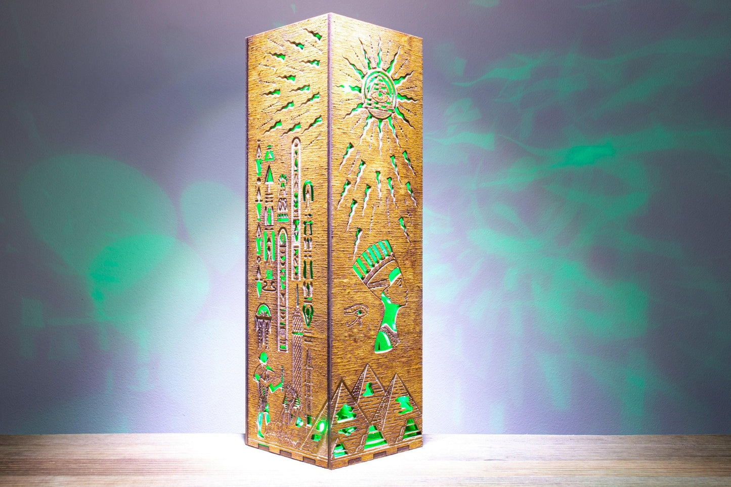 Nefertiti Lamp — Egyptian LED Lightbox