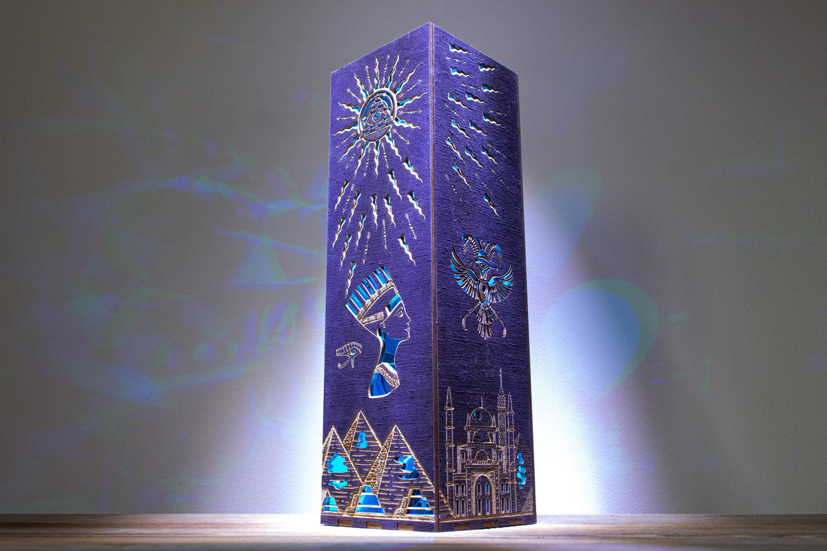 Nefertiti Lamp — Egyptian LED Lightbox