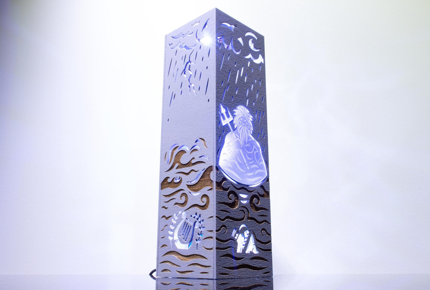 Poseidon Lamp — Greek God Night Light