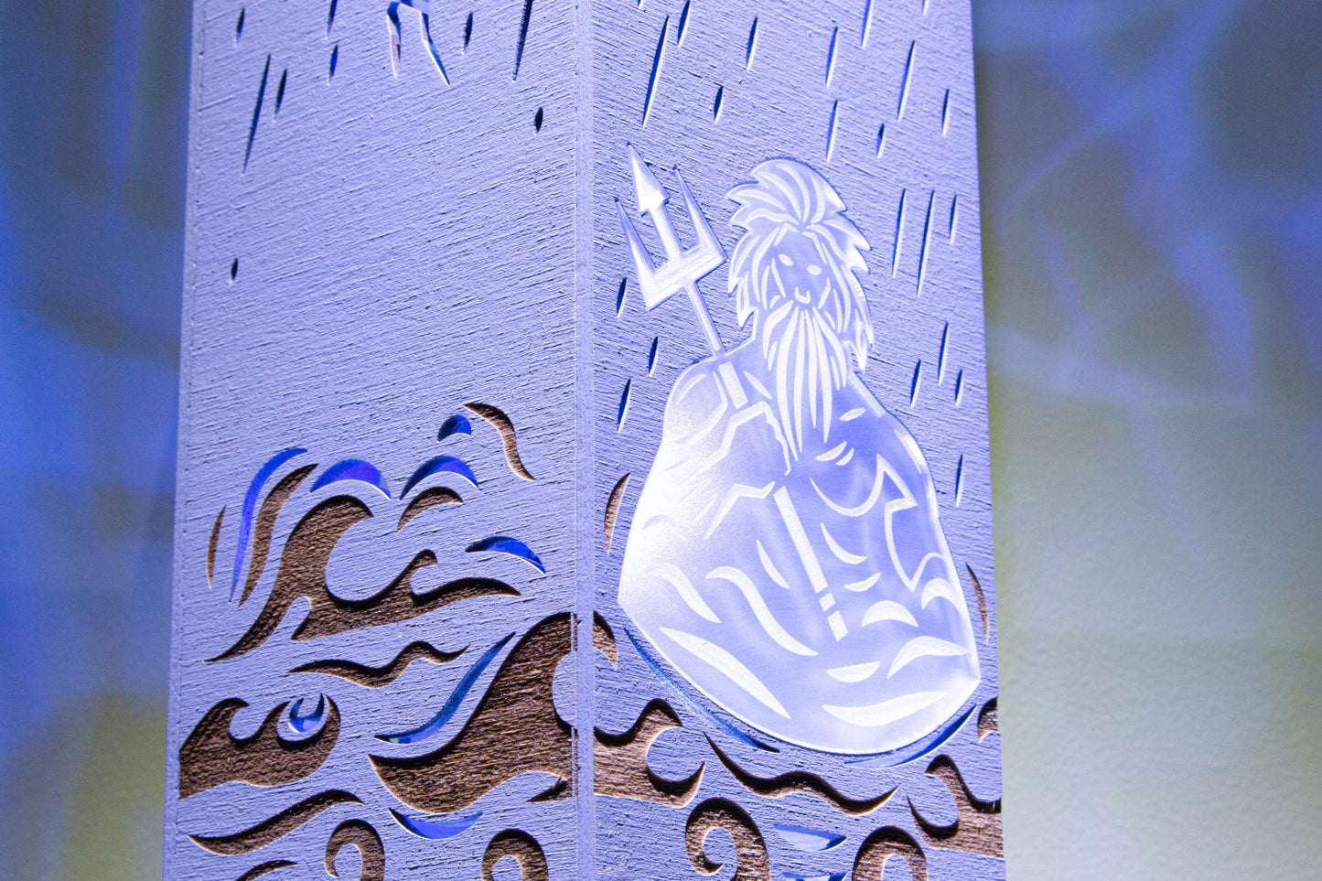 Poseidon Lamp — Greek God Night Light