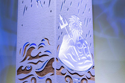 Poseidon Lamp — Greek God Night Light