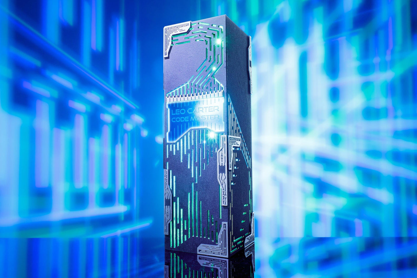Circuit Board Lamp – Cyberpunk Style Night Light, Coder Tech Desk Gift