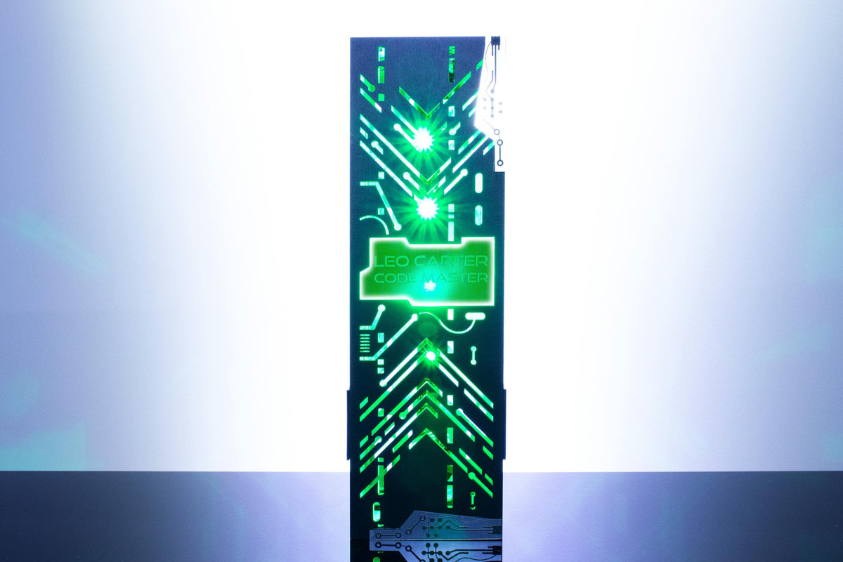 Cyber Style Lamp — Personalised Coder Gift