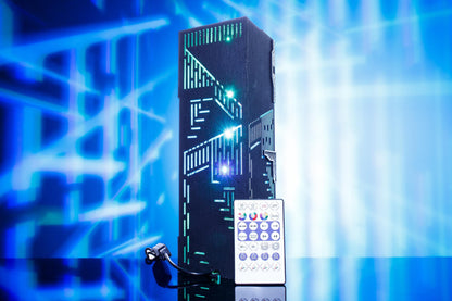 Circuit Board Lamp – Cyberpunk Style Night Light, Coder Tech Desk Gift