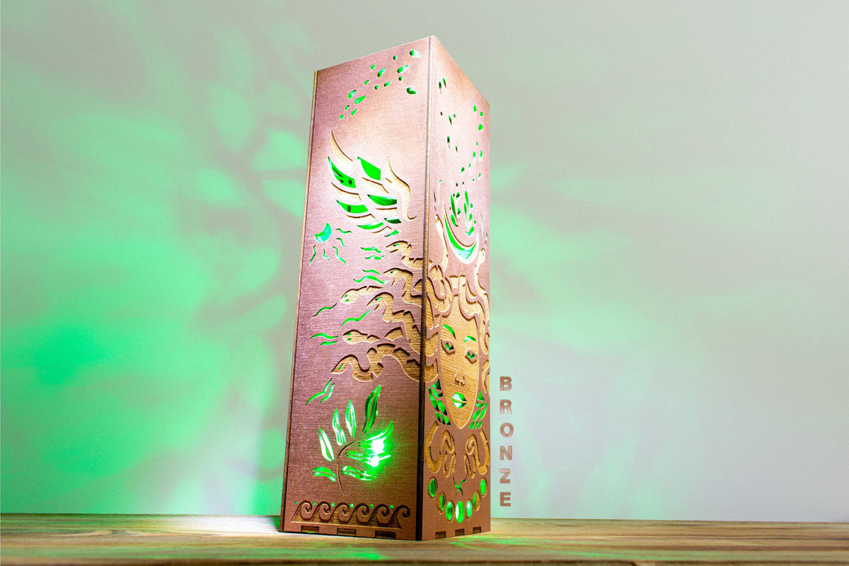 Medusa Lamp — Greek Mythology Night Light