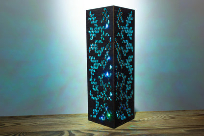 Triangle LED Desk Lamp | Handmade Cyberpunk RGB Night Light