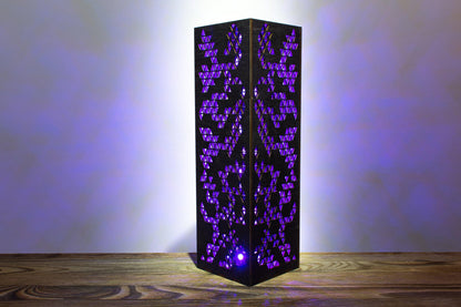 Triangle LED Desk Lamp | Handmade Cyberpunk RGB Night Light