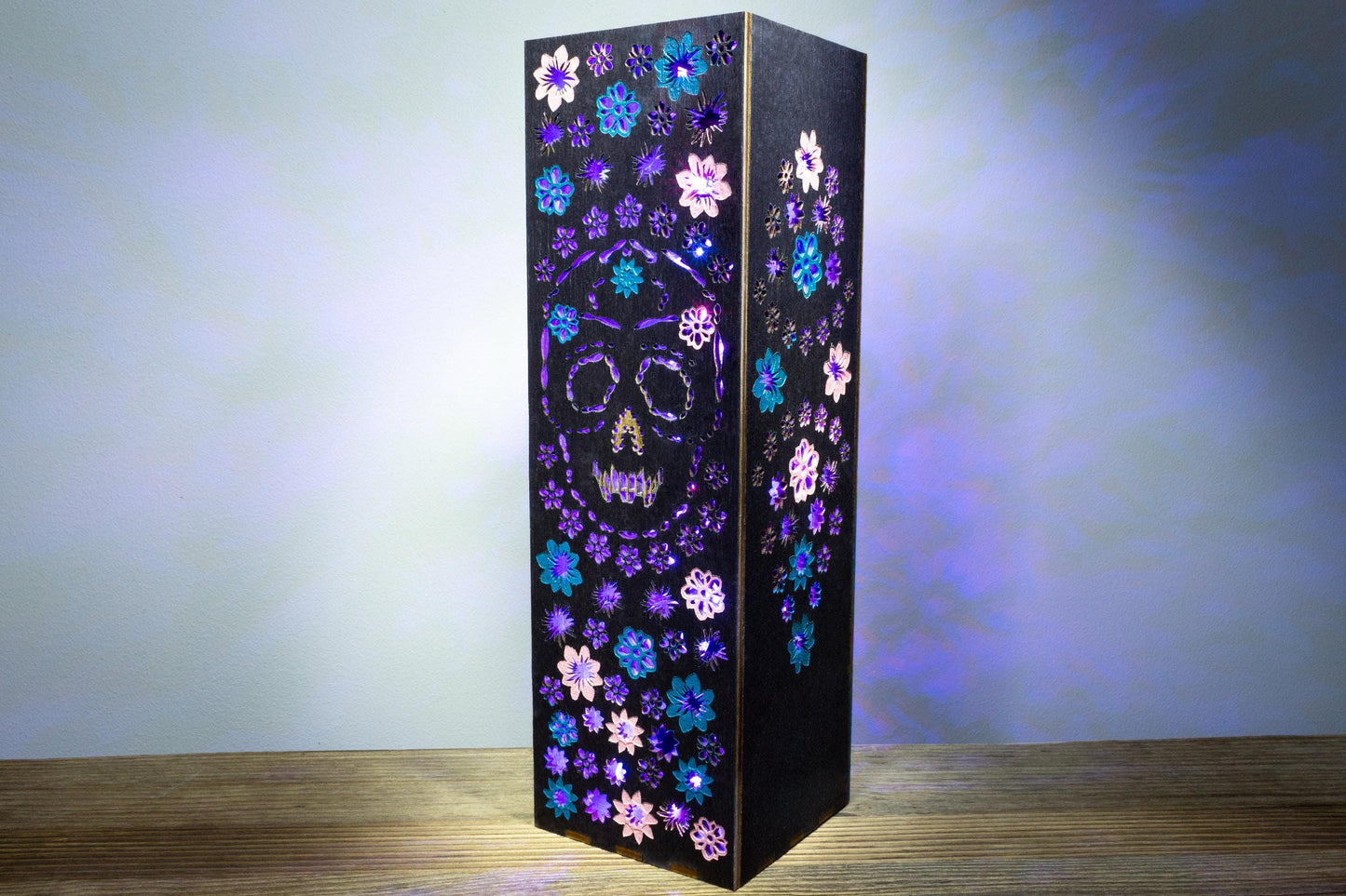 Day of the Dead Lamp — Sugar Skull Light