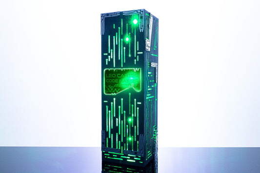 Cyber Neon Lamp – Futuristic PCB Desk Light, Gaming Room Decor, Coder Gift