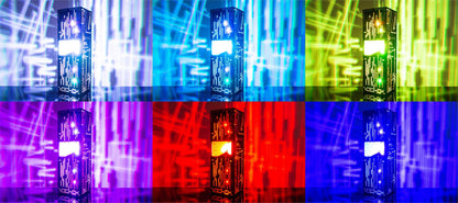 Cyber Neon Lamp — Futuristic PCB Light