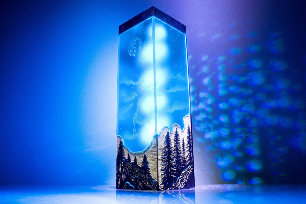 Northern Lights Lamp — Personalised Aurora