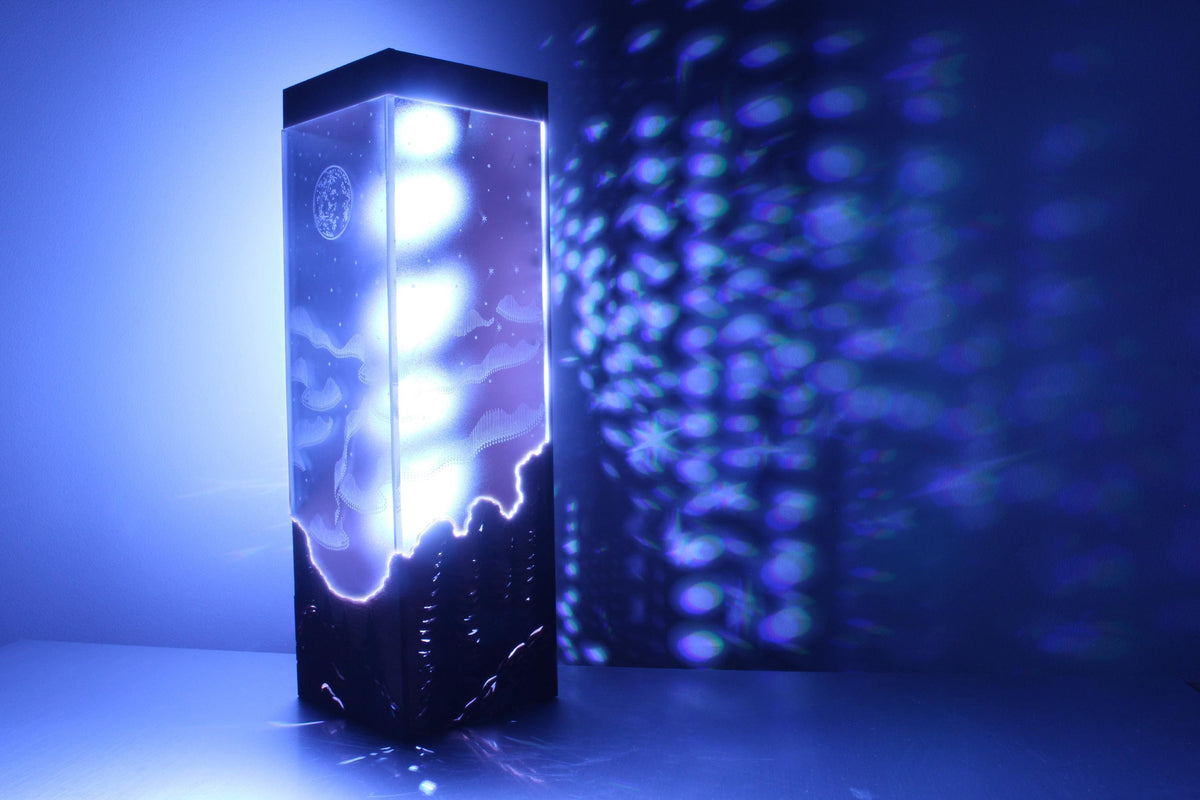 Northern Lights Lamp — Personalised Aurora